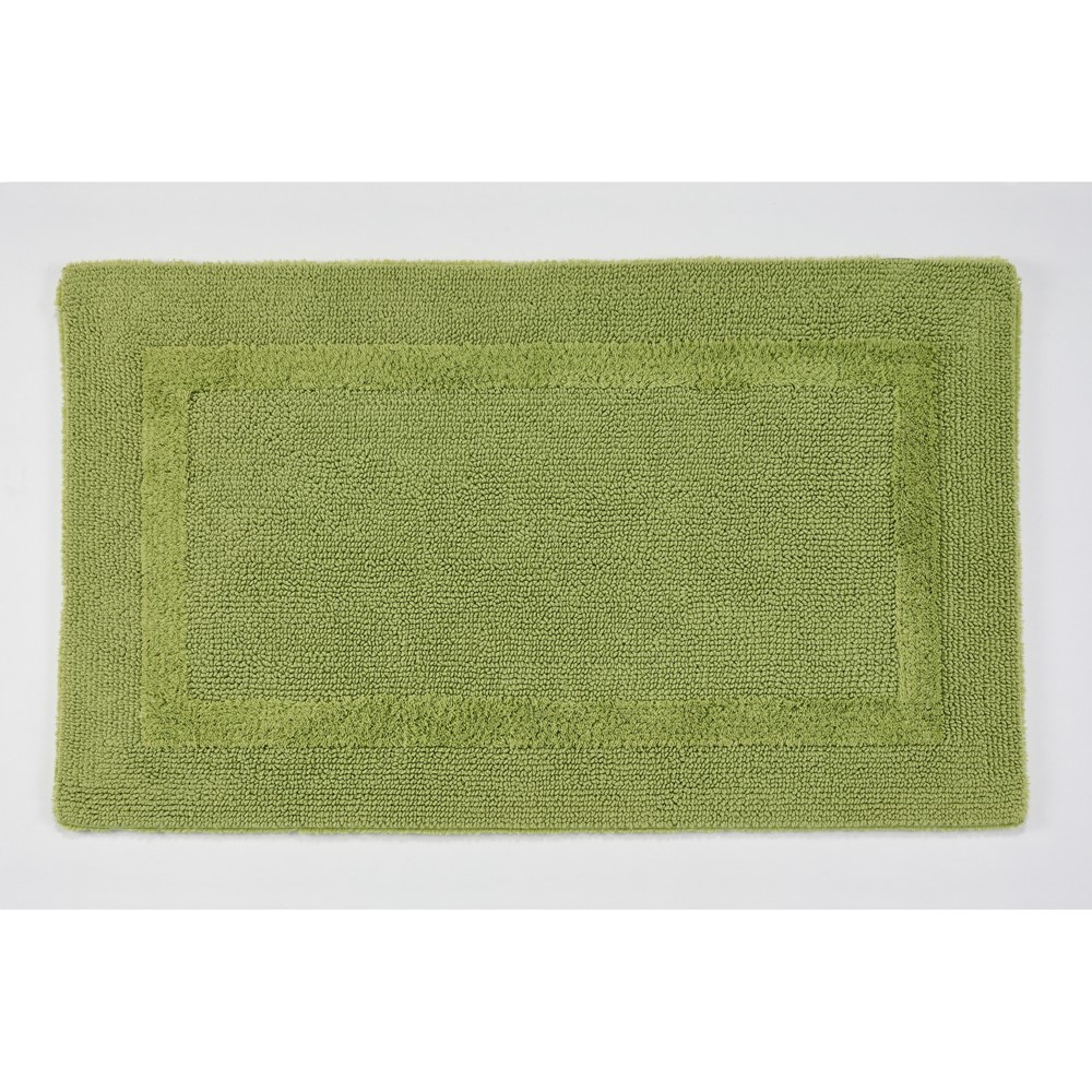 Reversible Bath Mat 165 by Designer Abyss & Habidecor in Apple Green